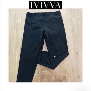 Ivivva Leggings, Black, Size 12, crop, some wear